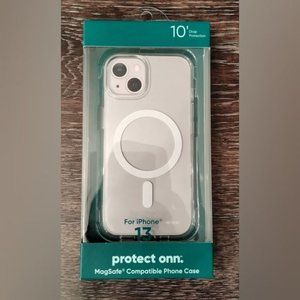 NIB protect onn. Clear Phone Case for iPhone 13